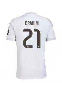 Real Madrid Brahim Diaz #21 Fotballdrakt Hjemme Klær 2025-26 Korte ermer